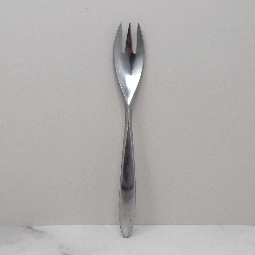 Vintage Wusthof Dreizack Pamir Stainless Steel MCM Flatware, Salad Fork